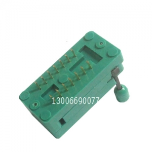 214-3339-00-0602J 原装测试座 CONN IC DIP SOCKET ZIF 14POS GLD]烧录座 测试座 IC测试座