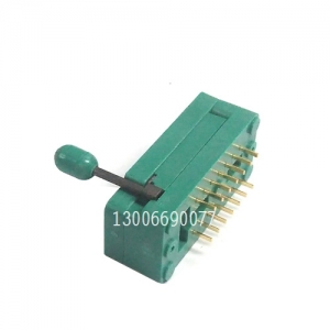 214-3339-00-0602J 原装测试座 CONN IC DIP SOCKET ZIF 14POS GLD]烧录座 测试座 IC测试座