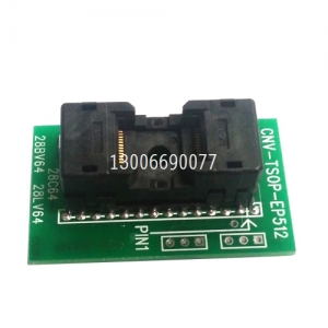 CNV-TSOP-EP512 TSOP28转DIP28烧录座 【进口座】TSOP28转换座