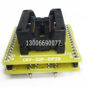 CNV-SOP-DIP28-20 CE 日本进口 宽体SOP20转换座 IC测试座 编程座