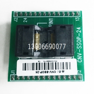 CNV-SSOP-24-24P CE 100%日本原装IC座 SSOP24转DIP SSOP24烧录座