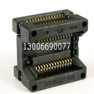 OTS-28-1.27-01A SOP28 SOIC28 测试座 编程座 烧录座 转接座 原装正品测试座