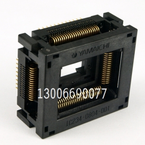 IC234-0804-001 QFP80 适配器 烧录座 IC座 YAMAICHI 进口测试座